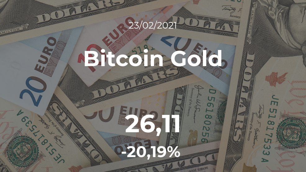 Cotización del Bitcoin Gold del 23 de febrero Cotización del Bitcoin Gold del 23 de febrero