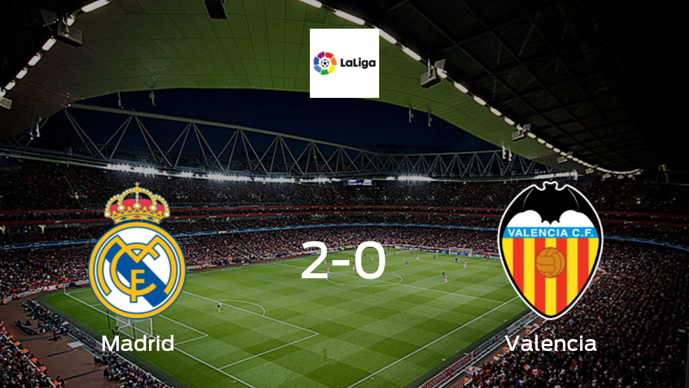 Tres puntos para el equipo local: Real Madrid 2-0 Valencia