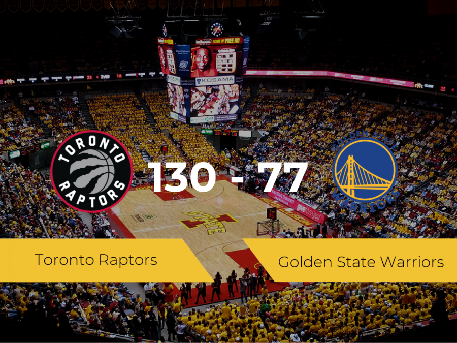 Toronto Raptors derrota a Golden State Warriors (130-77)