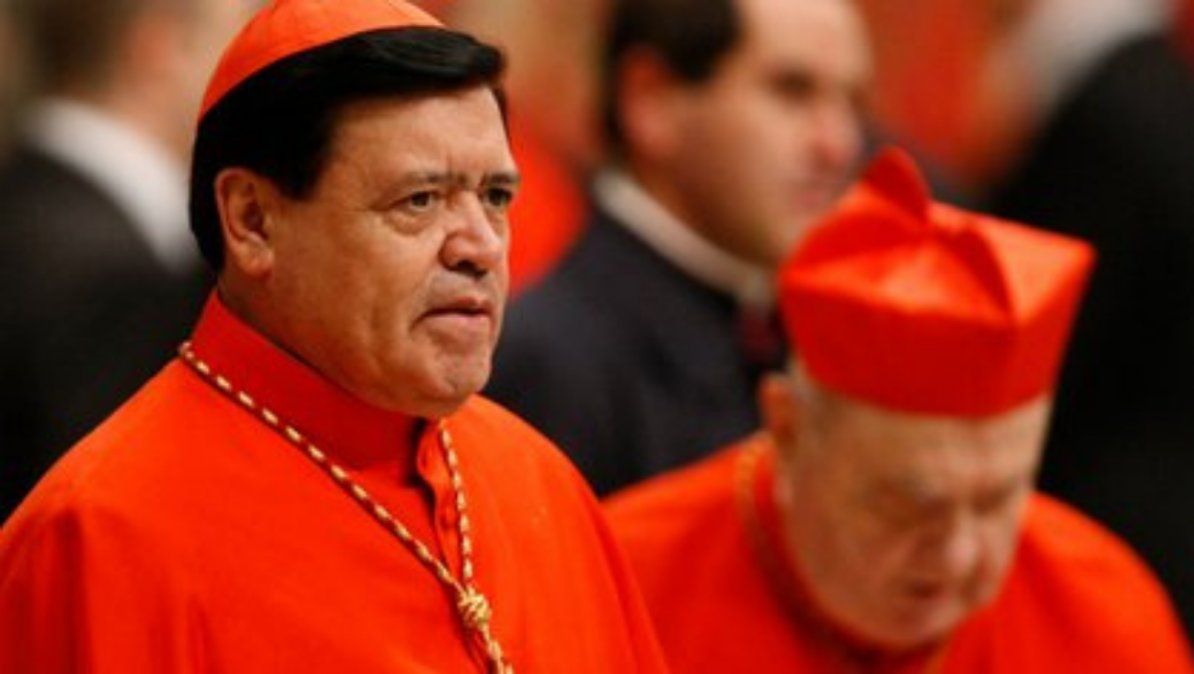 Cardenal Norberto Rivera hospitalizado por COVID-19