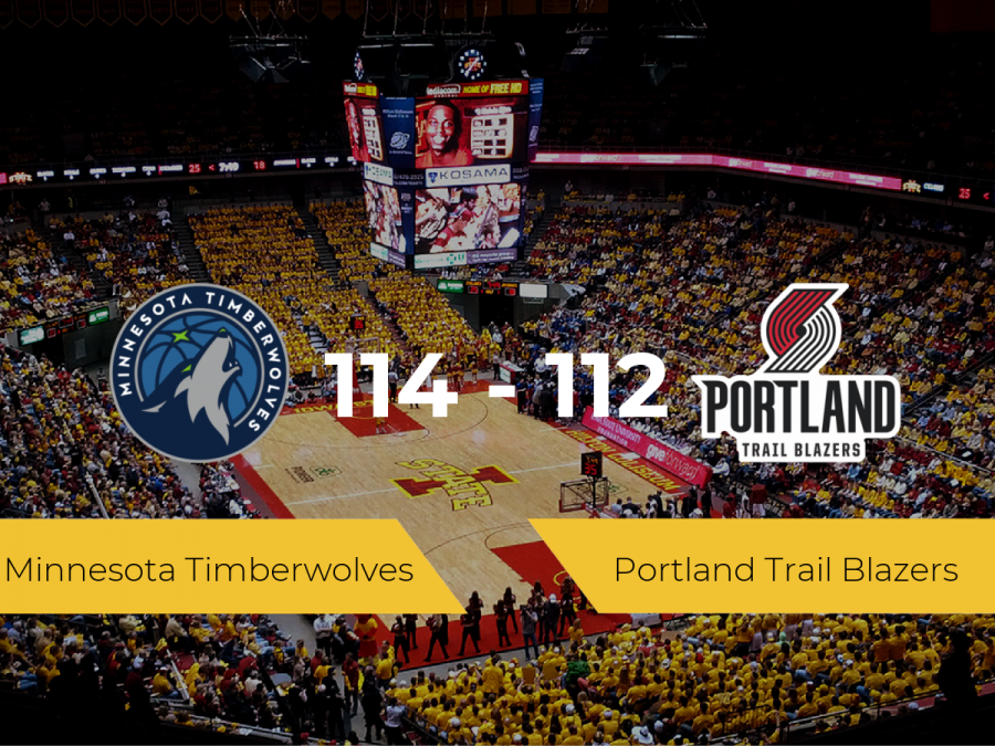 Minnesota Timberwolves vence a Portland Trail Blazers (114-112)