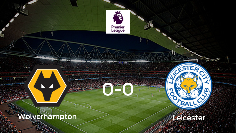 Wolverhampton Wanderers y Leicester City se reparten los puntos en un partido sin goles (0-0)