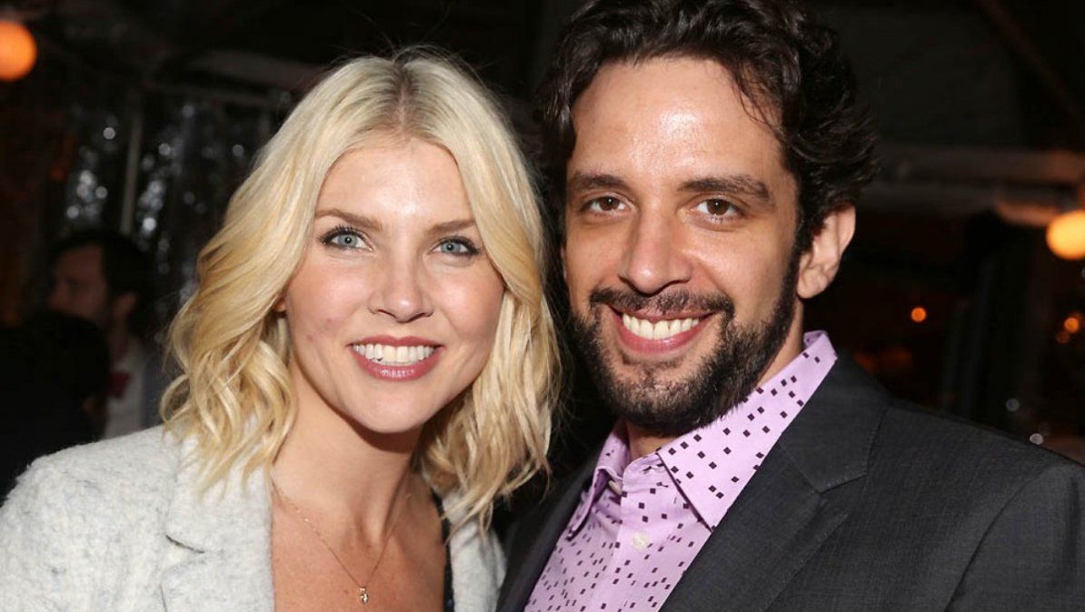 Nick Cordero junto a Amanda Kloots. | Foto: playbill.com