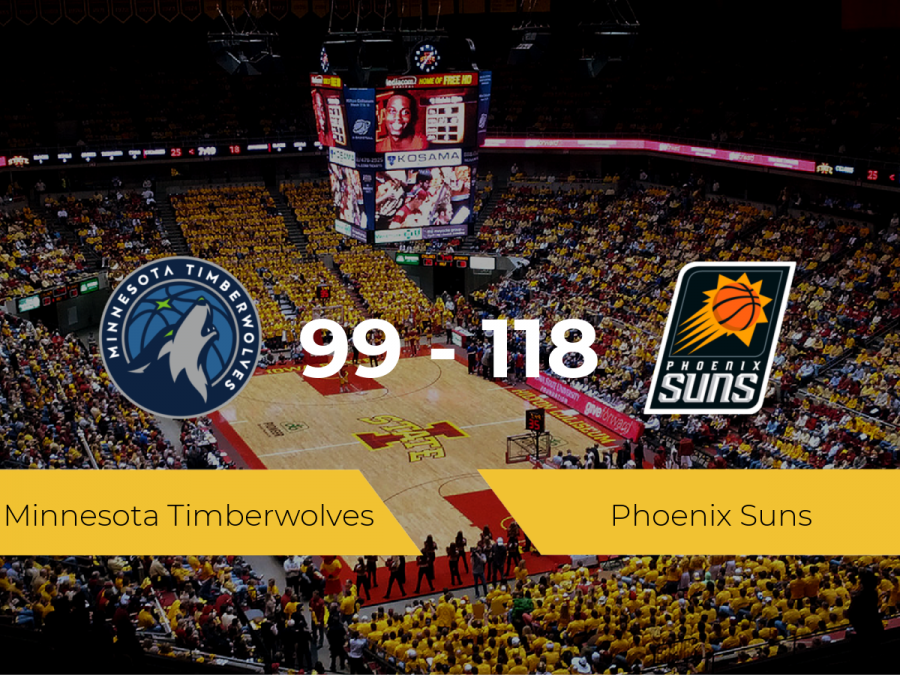 Phoenix Suns se impone por 99-118 frente a Minnesota Timberwolves