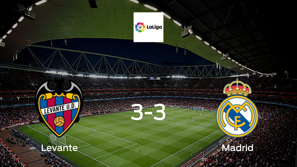 Analizamos los detalles del partido de Levante con Real Madrid de la jornada 2 (3-3)