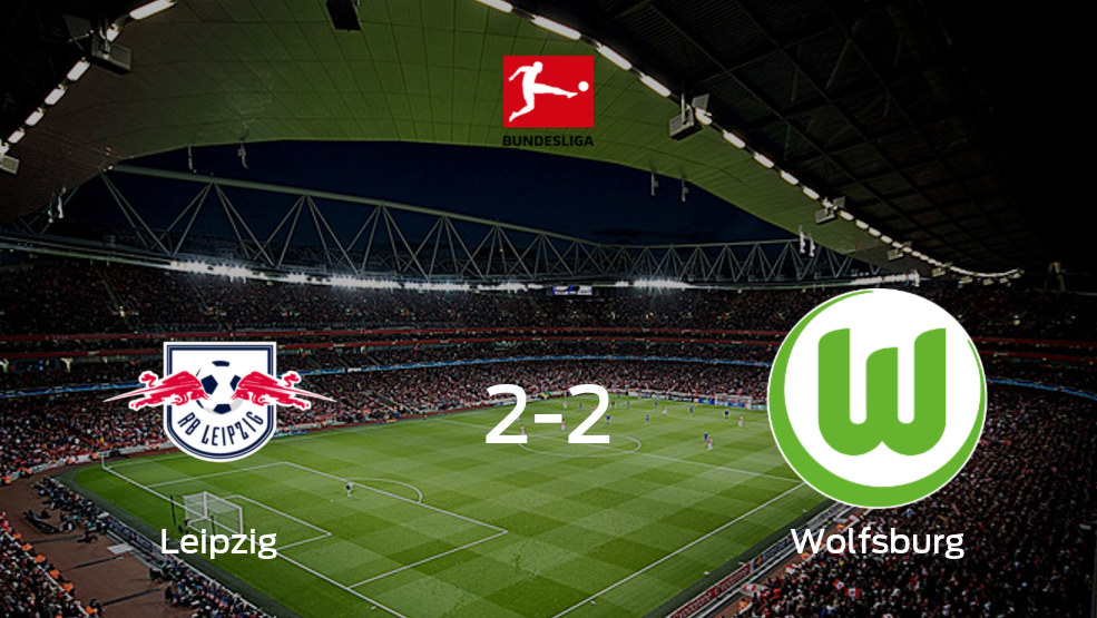 Todos los detalles del encuentro de RB Leipzig con VfL Wolfsburg de la jornada 33 (2-2)