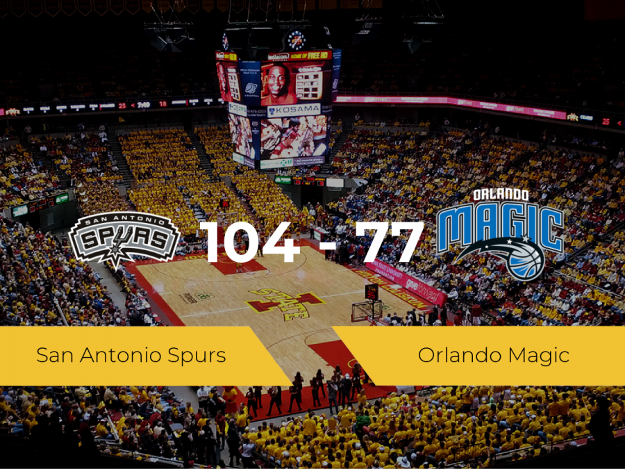 San Antonio Spurs gana a Orlando Magic (104-77)