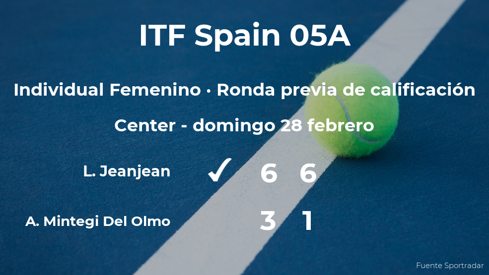 La tenista Ane Mintegi Del Olmo cae eliminada en la ronda previa de calificación del torneo de Manacor