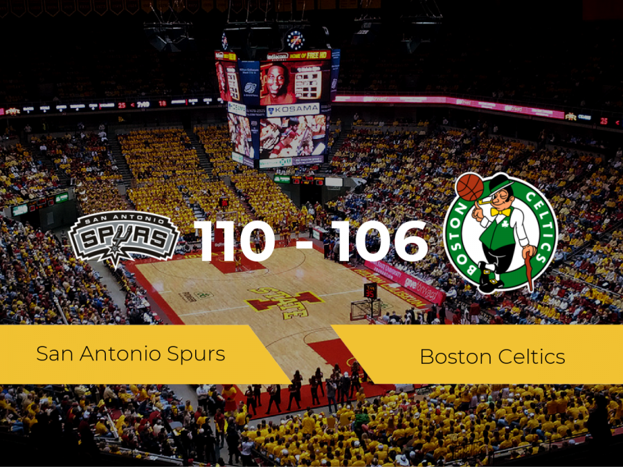 San Antonio Spurs derrota a Boston Celtics (110-106)