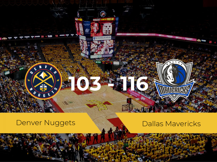Triunfo de Dallas Mavericks ante Denver Nuggets por 103-116