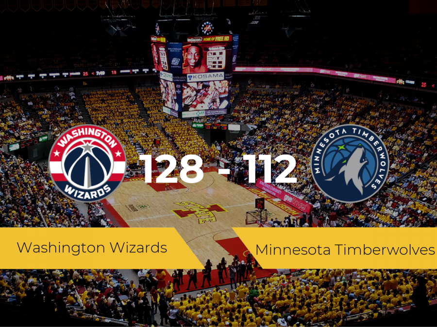 Washington Wizards derrota a Minnesota Timberwolves por 128-112