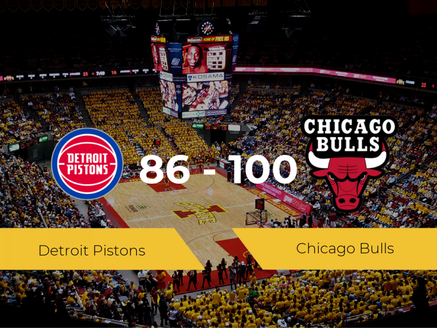 Chicago Bulls derrota a Detroit Pistons por 86-100