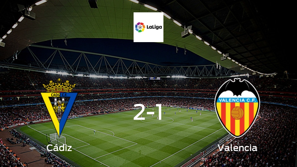 Así es cómo fue el duelo de Cádiz con Valencia (2-1)