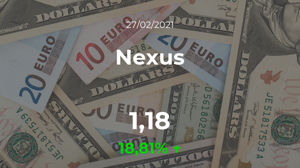 Cotización del Nexus del 27 de febrero
