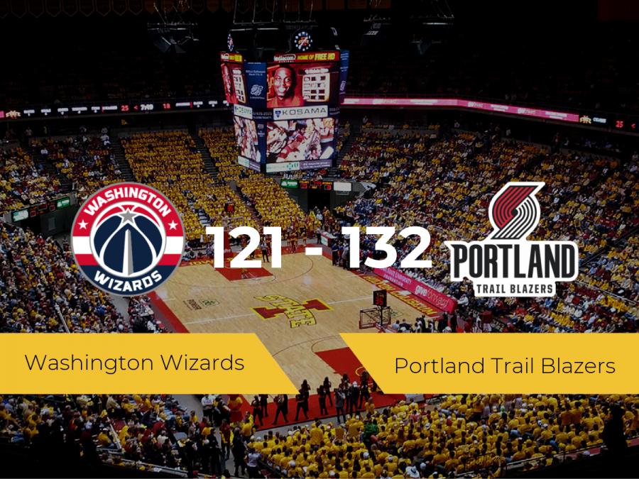Victoria de Portland Trail Blazers ante Washington Wizards por 121-132