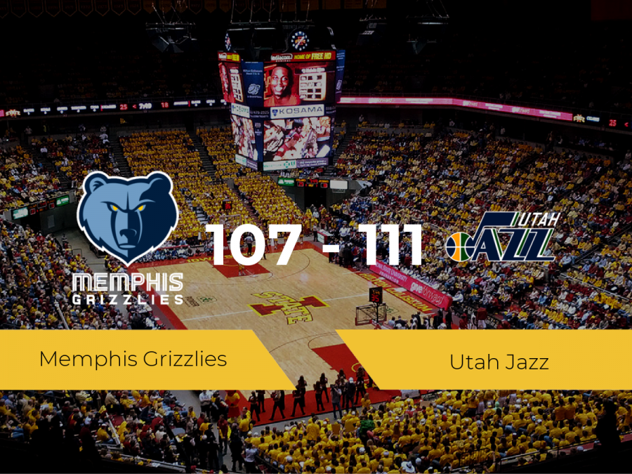 Utah Jazz logra la victoria frente a Memphis Grizzlies por 107-111