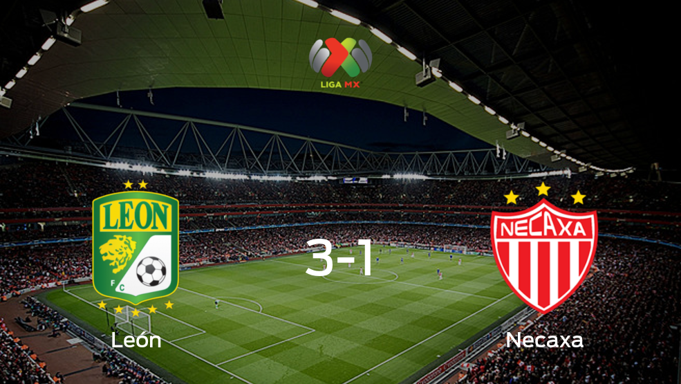 Resumen, Resultados, Goles y Tarjetas de León 3-1 Necaxa en la Liga MX de Clausura