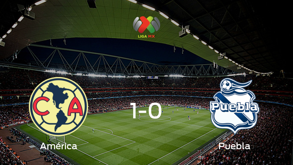 América consigue la victoria en casa frente a Puebla (1-0)