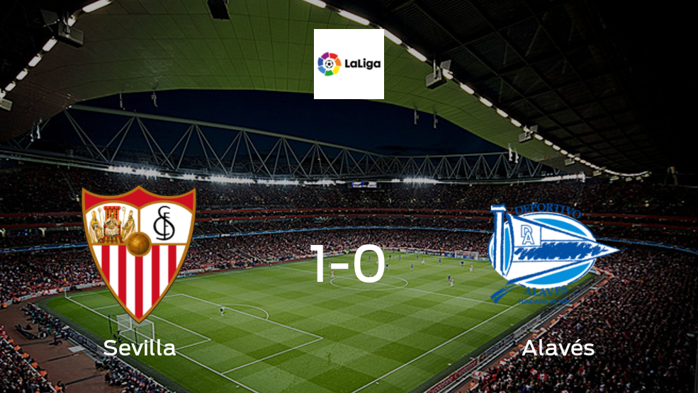 Todos los detalles del partido de Sevilla con Alavés de la jornada 38 (1-0)