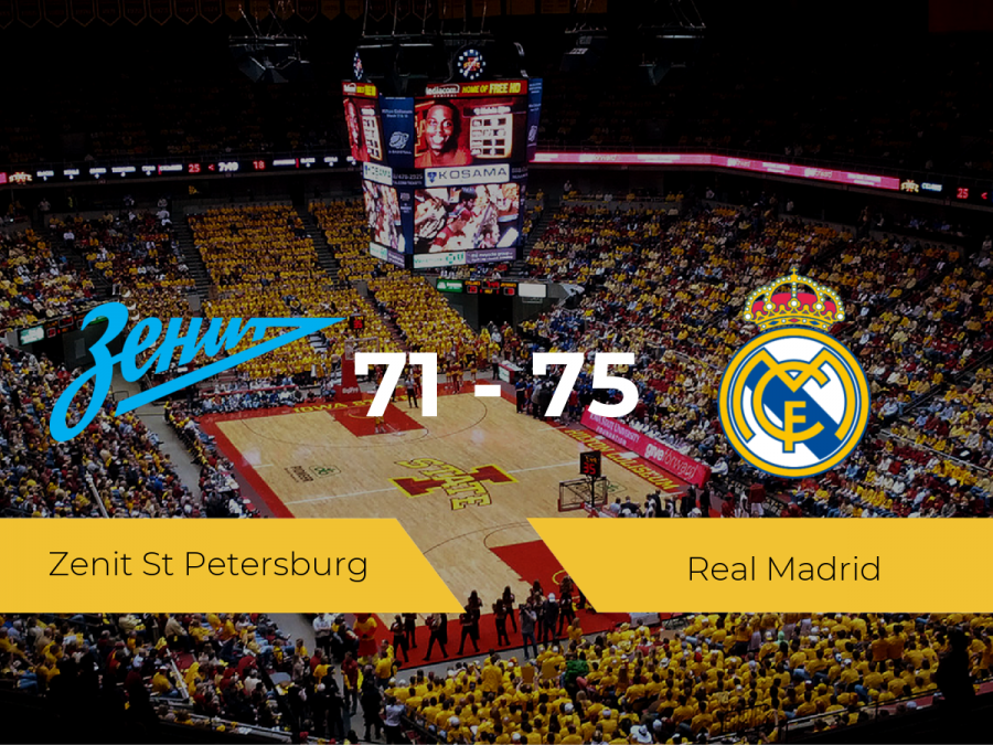 El Real Madrid logra la victoria frente al Zenit St Petersburg por 71-75