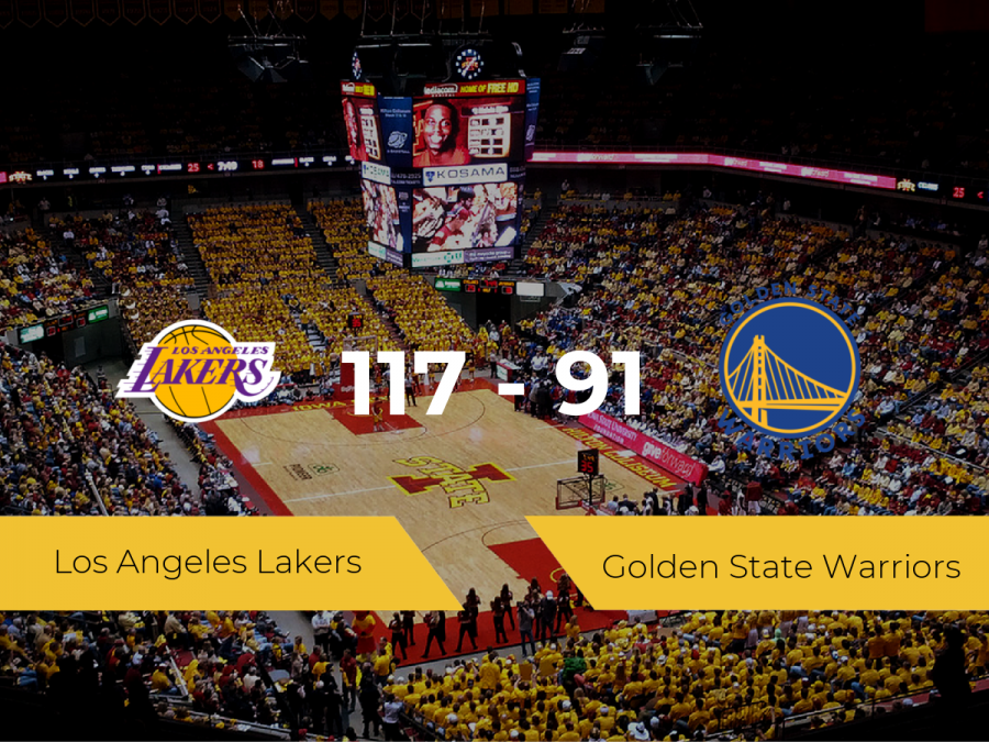 Los Angeles Lakers gana a Golden State Warriors por 117-91