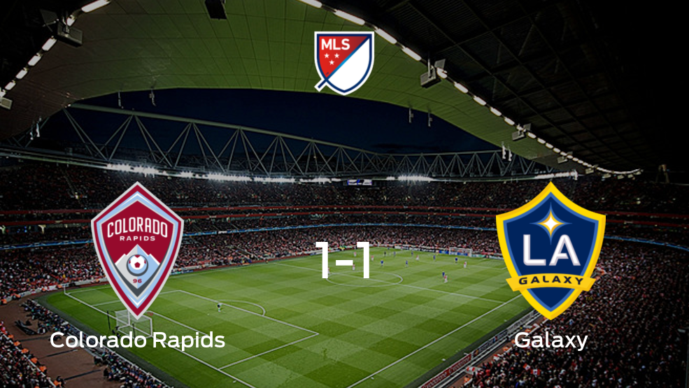 Resumen, Resultado, Goles y Tarjetas de Colorado Rapids vs. LA Galaxy de la Major League Soccer (1-1)