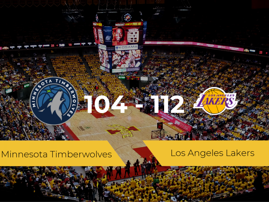 Los Angeles Lakers se impone a Minnesota Timberwolves por 104-112