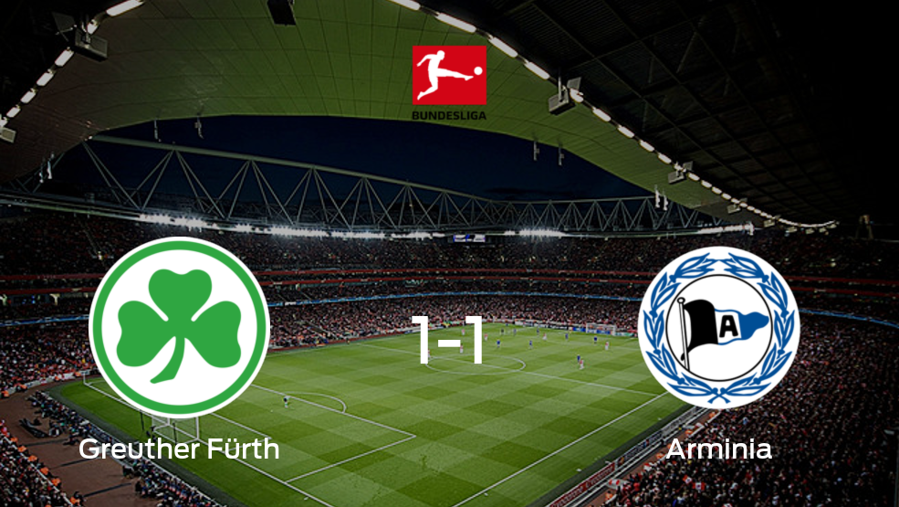 Analizamos los detalles del partido de Greuther Fürth con Arminia Bielefeld de la jornada 2 (1-1)