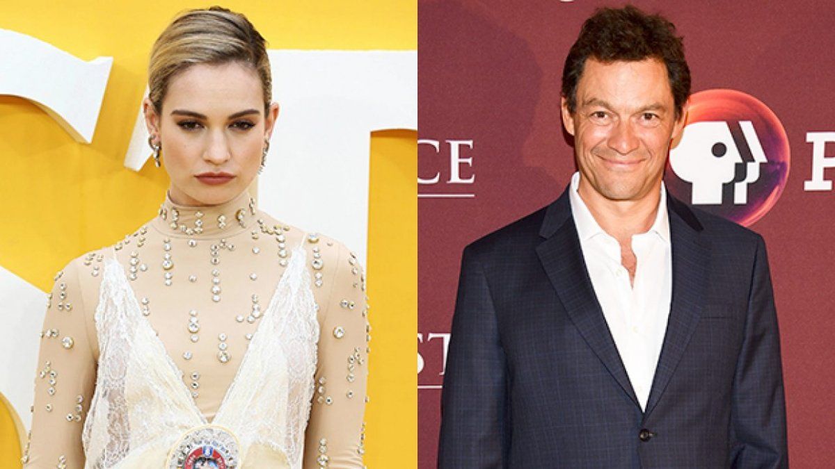 Lily James y Dominic West