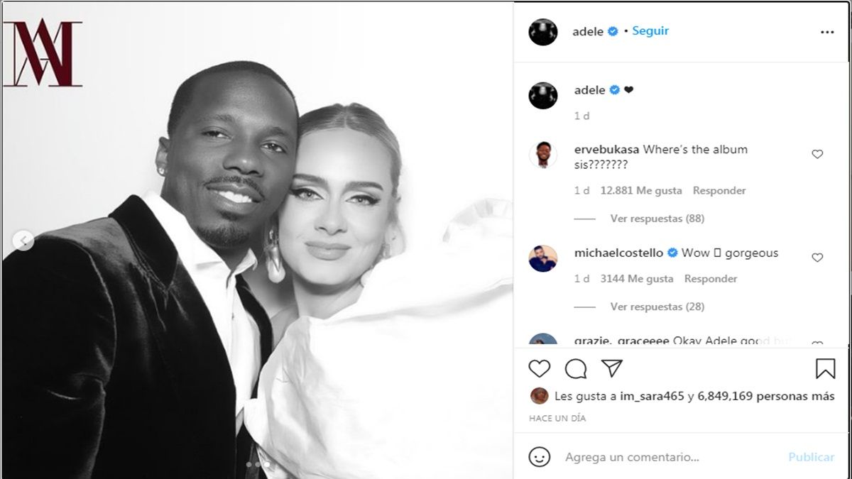 Adele sin censura: muestra fotos con su nuevo novio