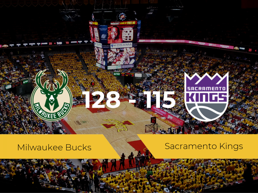 Milwaukee Bucks se hace con la victoria contra Sacramento Kings por 128-115 Milwaukee Bucks se hace con la victoria contra Sacramento Kings por 128-115