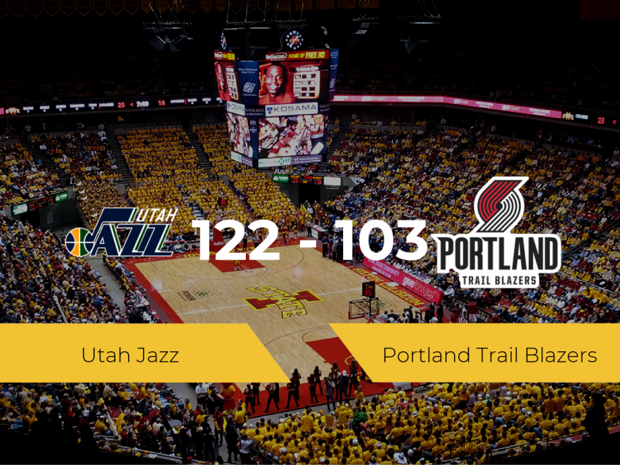 Utah Jazz se hace con la victoria contra Portland Trail Blazers por 122-103 Utah Jazz se hace con la victoria contra Portland Trail Blazers por 122-103
