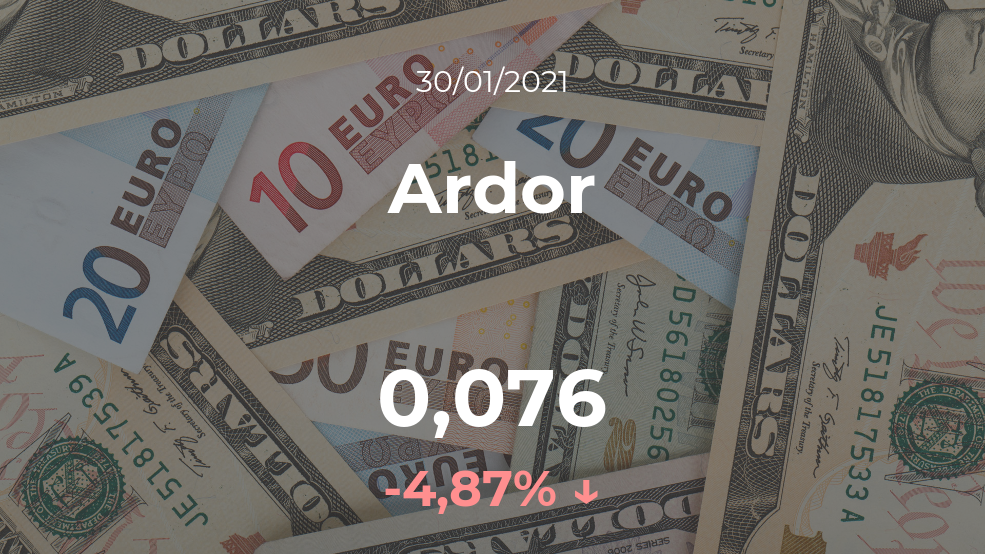 Cotización del Ardor del 30 de enero Cotización del Ardor del 30 de enero
