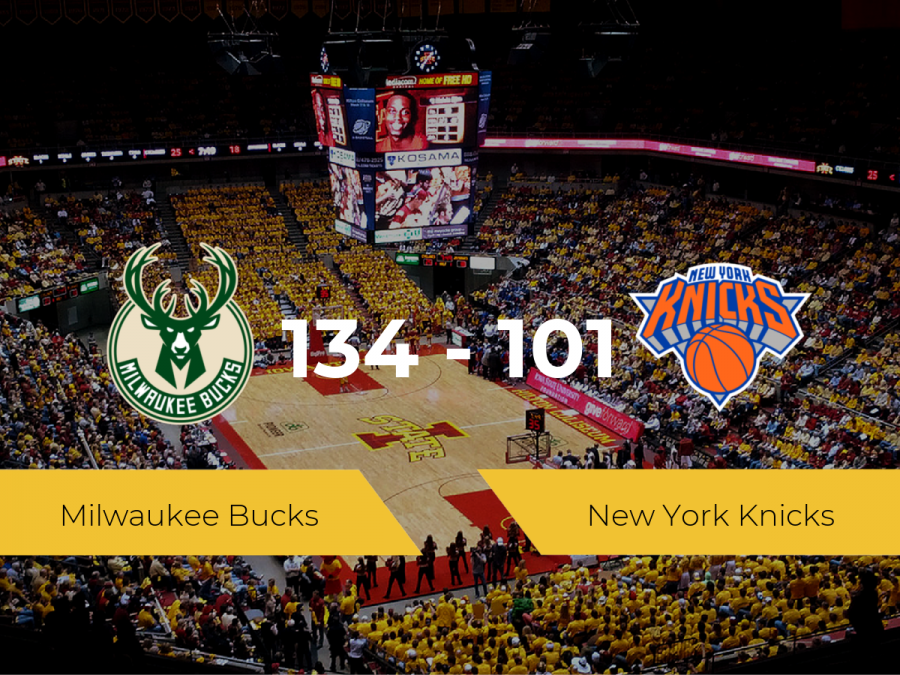 Milwaukee Bucks se impone por 134-101 frente a New York Knicks