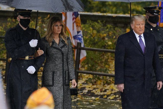 Melania Trump reaparece tras la derrota de su marido