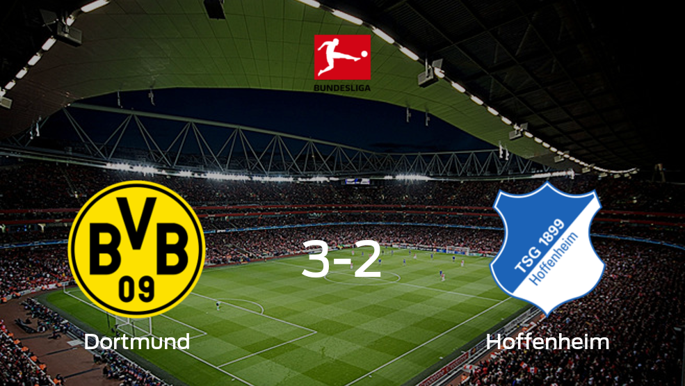 Así es cómo fue el encuentro de Borussia Dortmund con Hoffenheim (3-2)