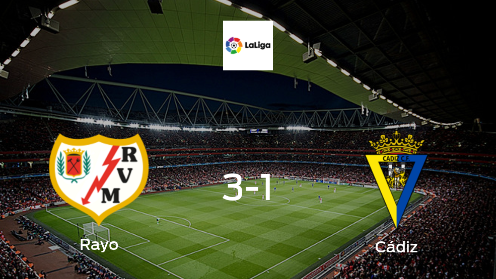 Rayo Vallecano - Cádiz: Resumen, Resultados, Goles, Tarjetas del encuentro de LaLiga