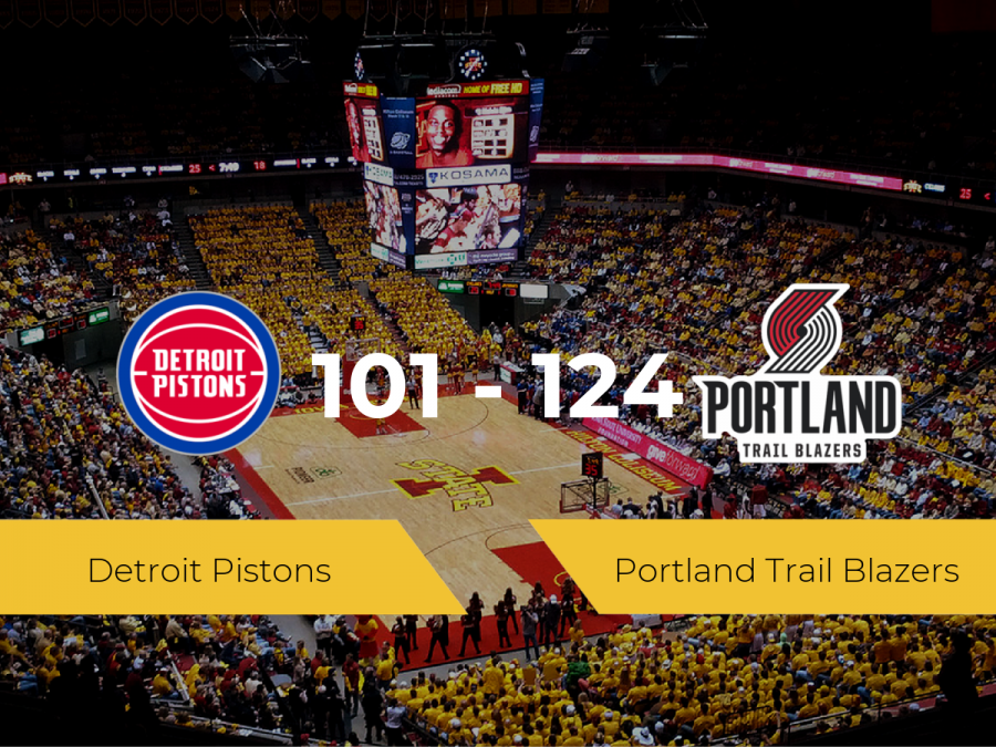 Triunfo de Portland Trail Blazers ante Detroit Pistons por 101-124