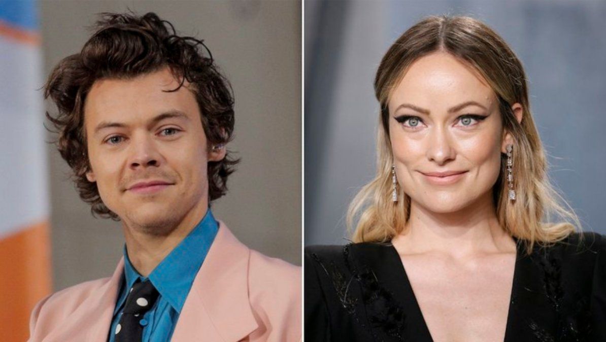 Olivia Wilde fue fotografiada tomada de la mano con Harry en la boda de un amigo en común