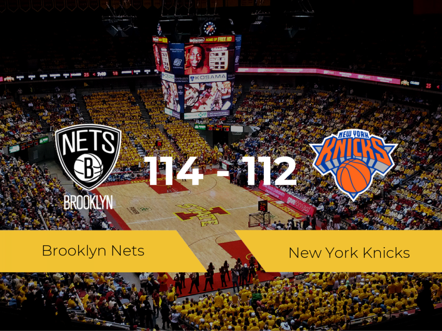 Brooklyn Nets se queda con la victoria frente a New York Knicks por 114-112