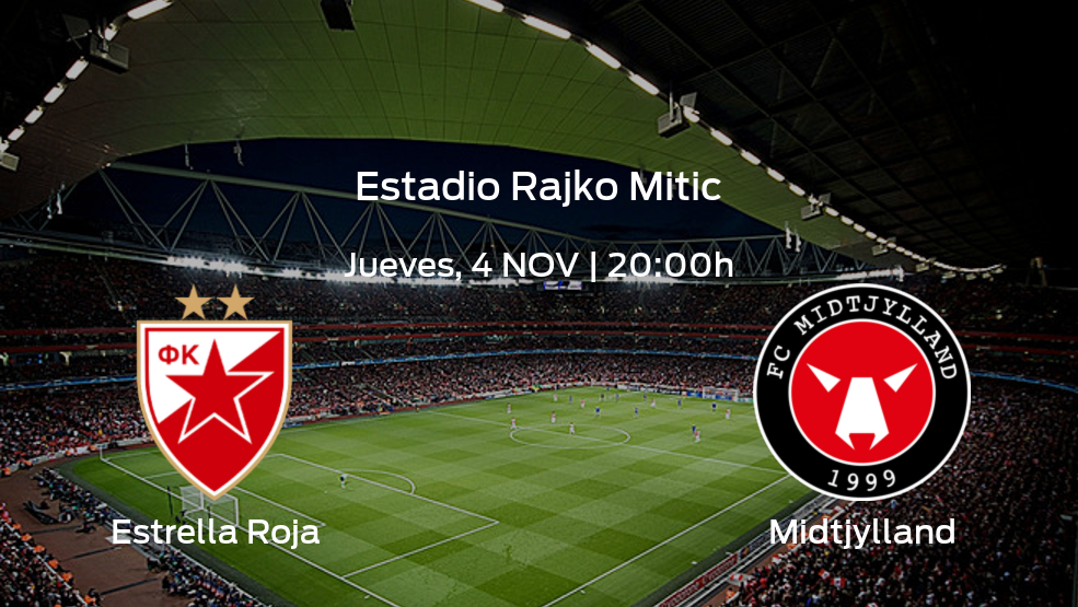 Previa del partido: el Estrella Roja de Belgrado recibe en su feudo al FC Midtjylland