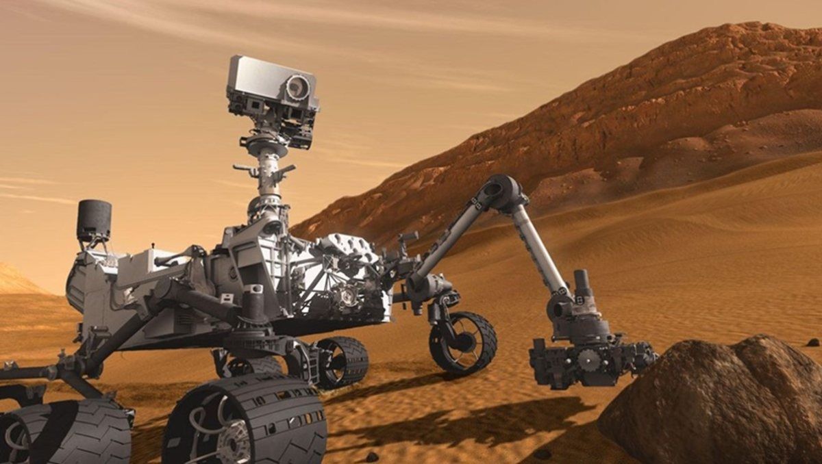 La NASA ha publicado imágenes fotografiadas por Curiosity.
