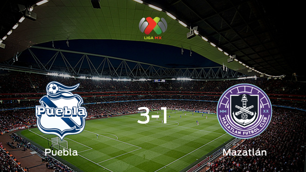 Resumen, Resultado, Goles y Tarjetas de Puebla vs. Mazatlán de la Liga MX de Clausura (3-1)