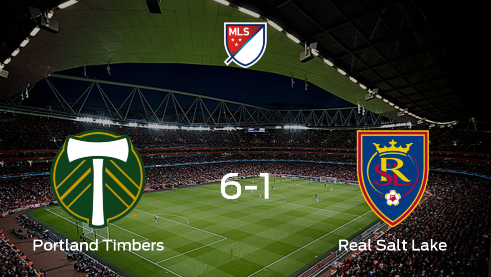 Resumen, Resultado, Goles y Tarjetas del partido Portland Timbers - Real Salt Lake (6-1)