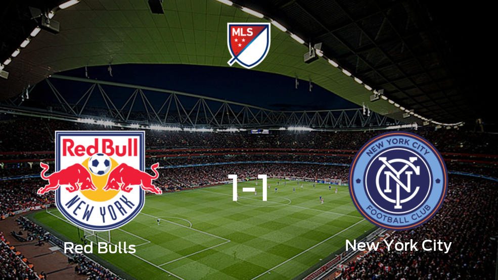No te pierdas el resumen del encuentro New York Red Bulls vs New York City de la jornada 28 de la Major League Soccer (1-1)