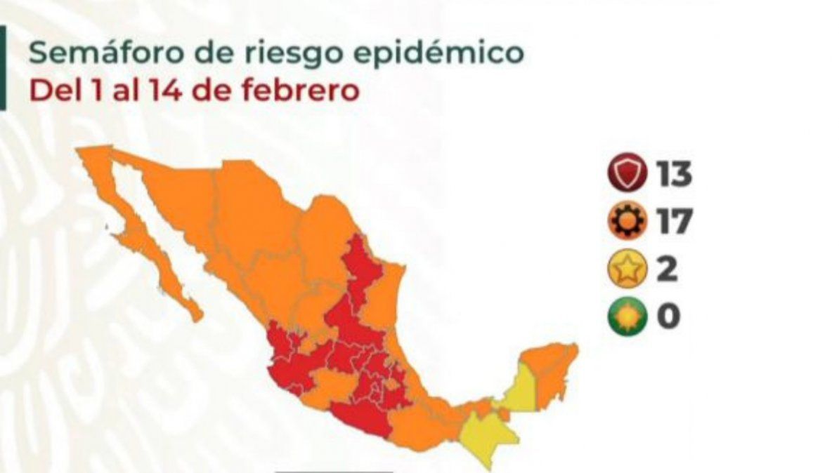 Semáforo COVID-19: México ya no tiene estados en verde