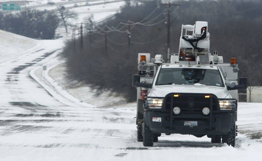 La tormenta invernal sigue afectando a Texas. Foto cortesía La tormenta invernal sigue afectando a Texas. Foto cortesía