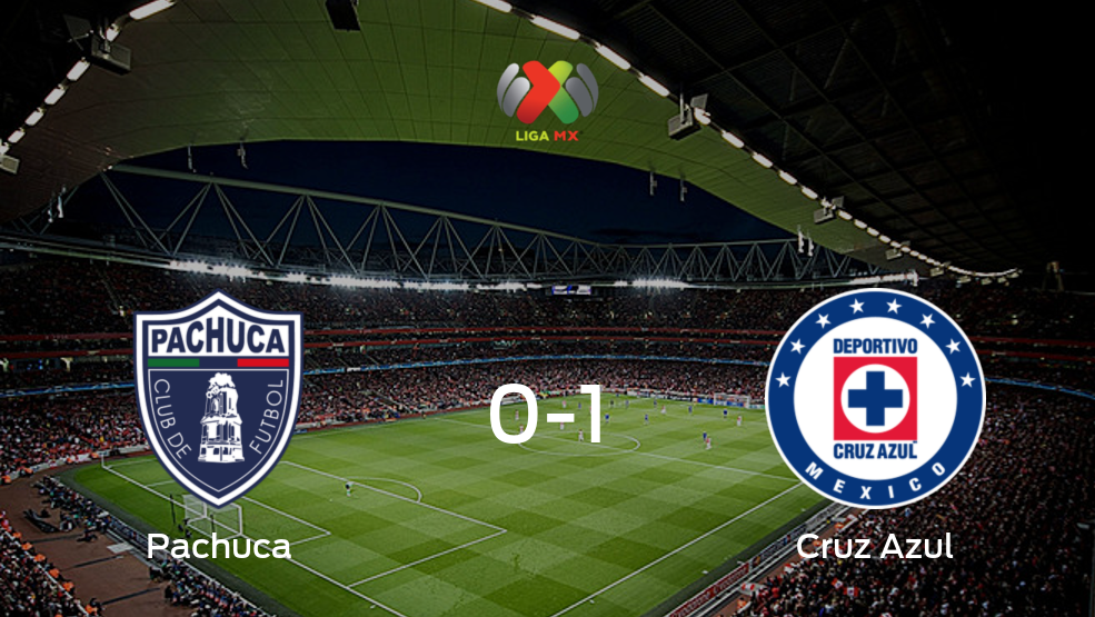 Cruz Azul vence 1-0 a Pachuca y se lleva los tres puntos